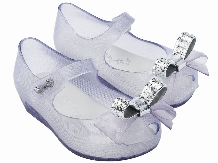 Bailarinas Melissa Ultragirl Stars Dust Bow Bebe - Transparente - Argentina KMQ-901375